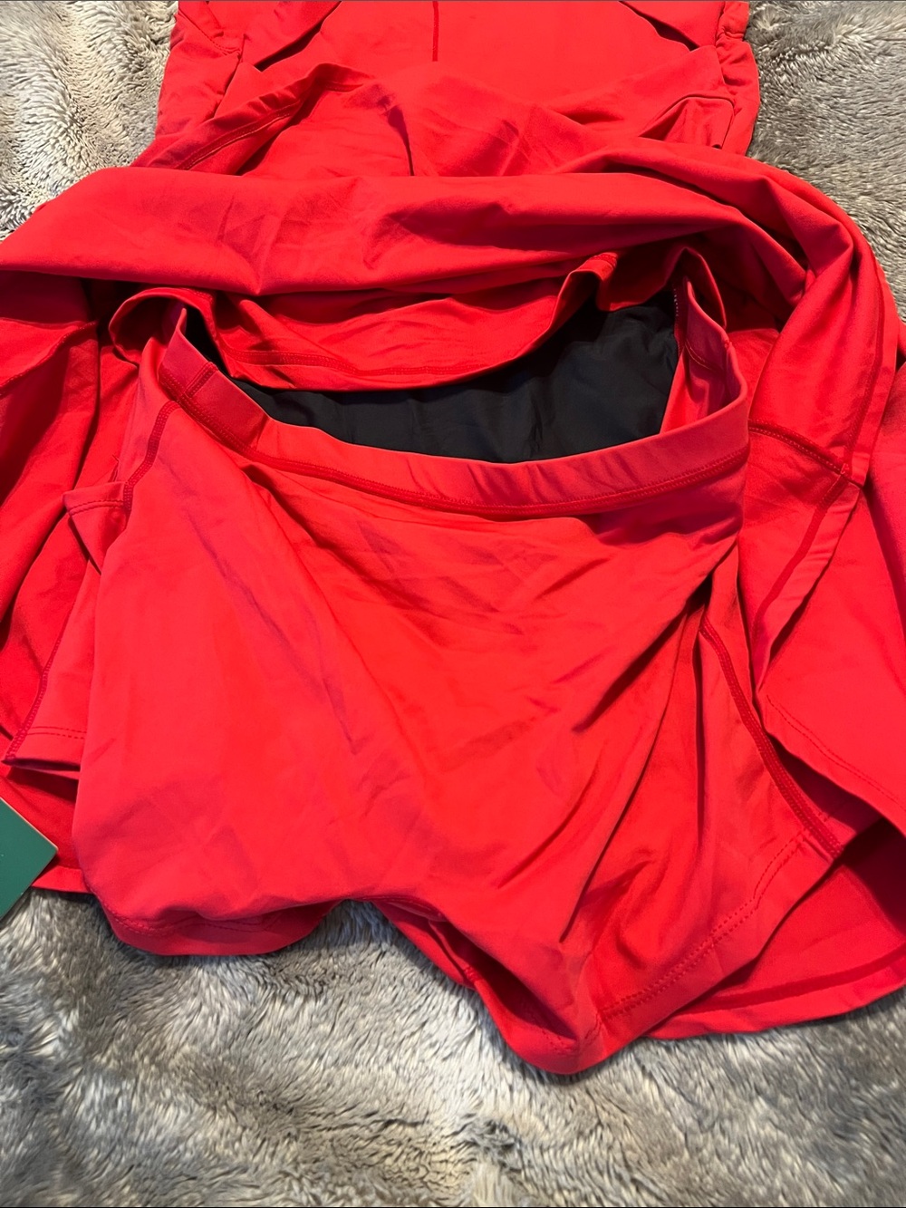 HALARA Red Halter Fit & Flare Mini Dress - Picture 3 of 3